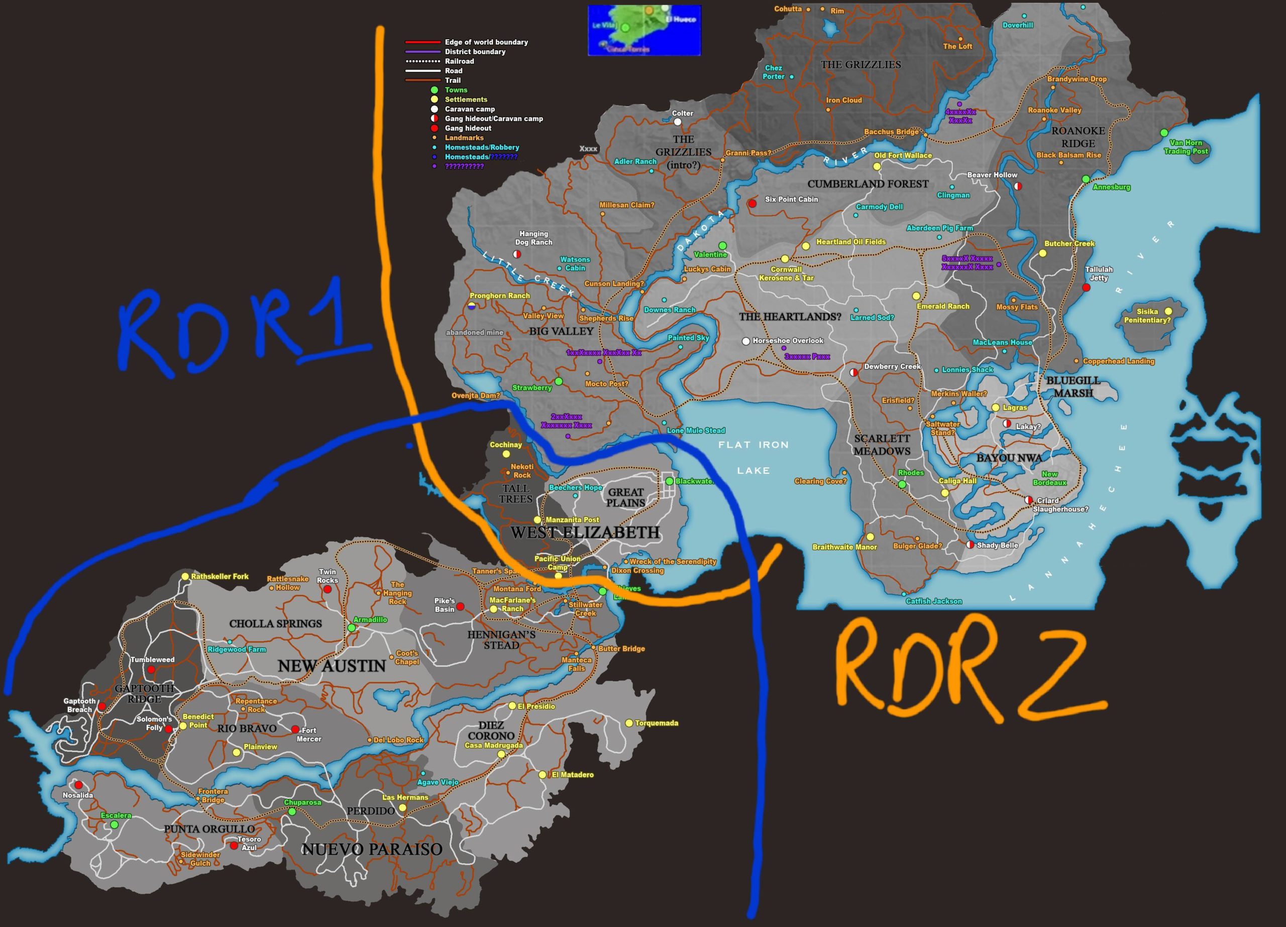 rdr online map
