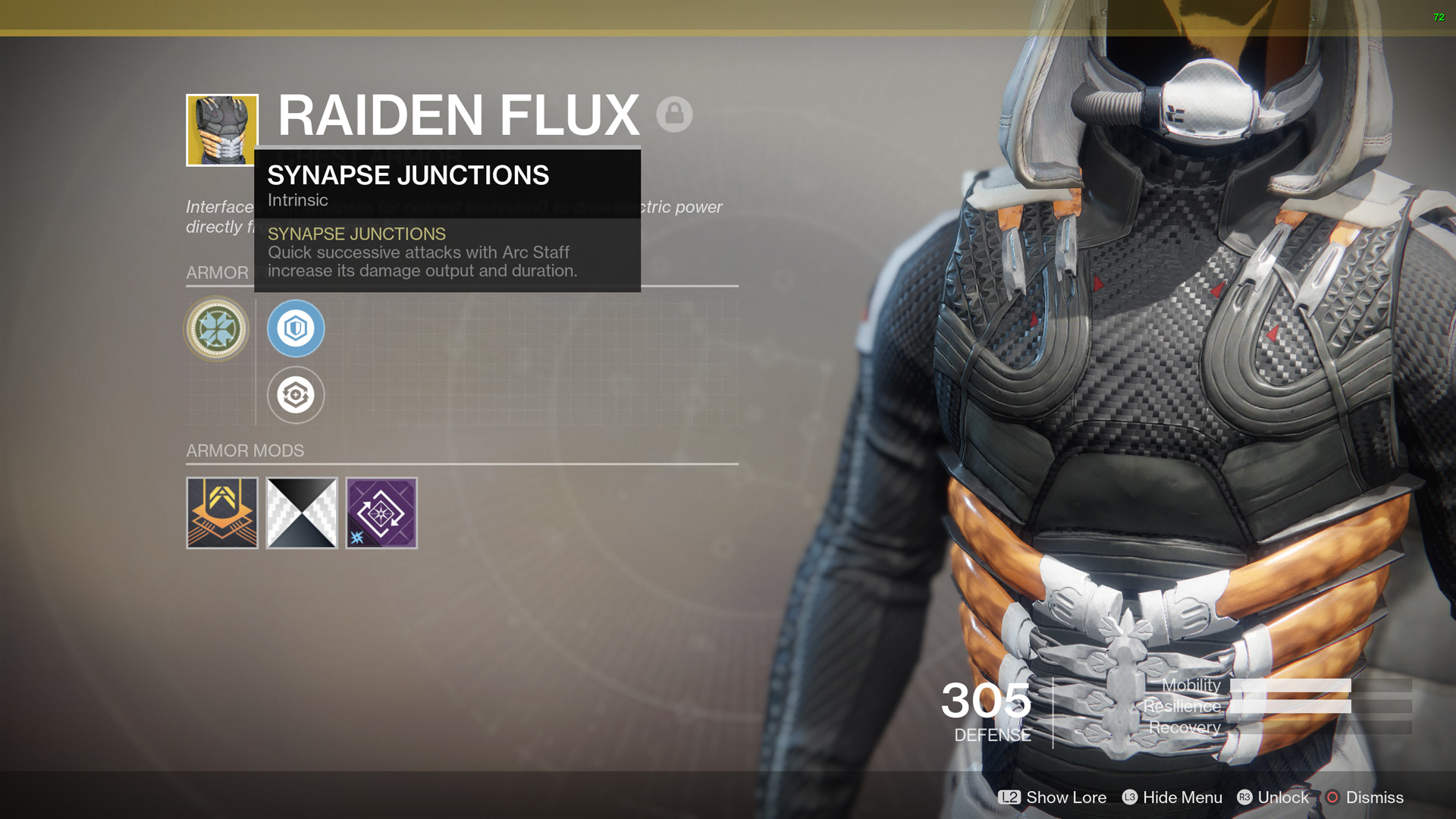 What does Raiden flux do?