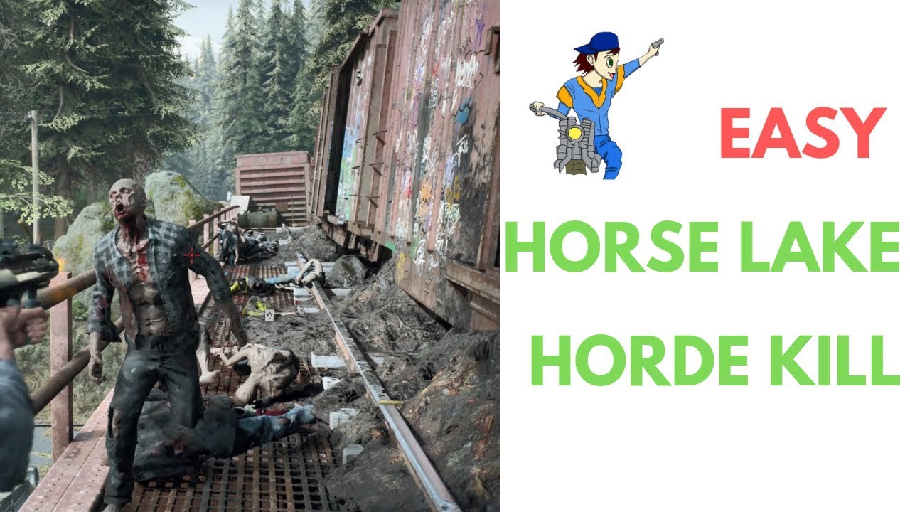 How big is Horse Lake horde?